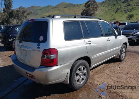 2005 Toyota Highlander V6 from USA, damaged, VIN JTEGP21A550044981